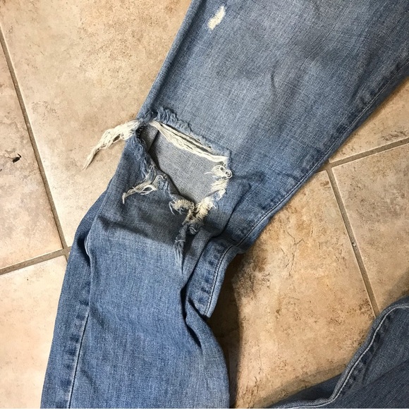 ▪️VINTAGE Abercrombie & Fitch ERIN Distressed Jeans - Picture 4 of 12